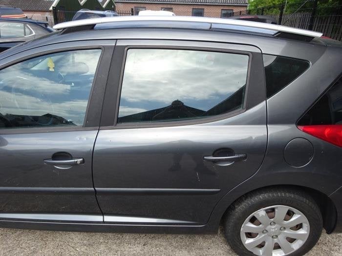Portier 4Deurs links-achter van een Peugeot 207 (KTP), Gebruikt, -, Deur, -