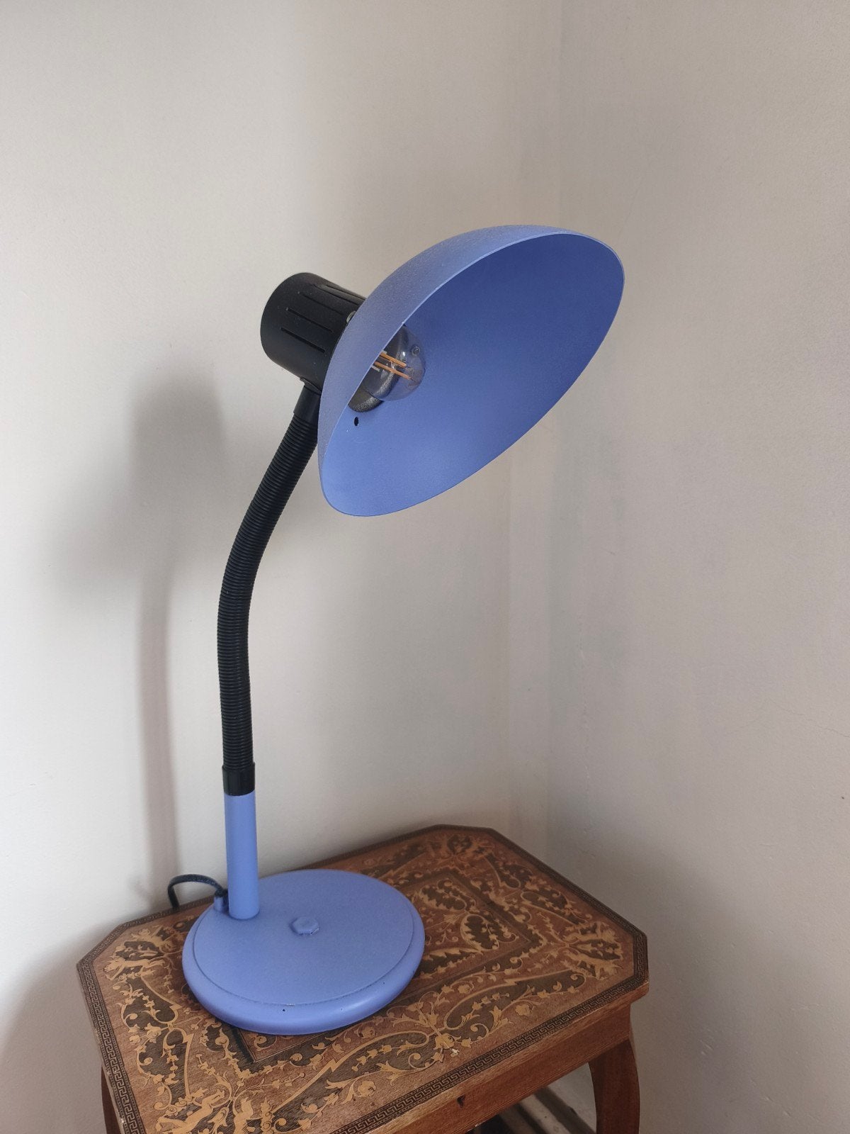 Lampe vintage upcyclée, Réglable, Vintage, Enlèvement ou Envoi, Lampe de bureau