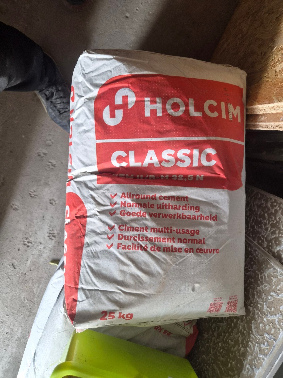 8 sacs de ciments, Bricolage & Construction, Enlèvement, Neuf