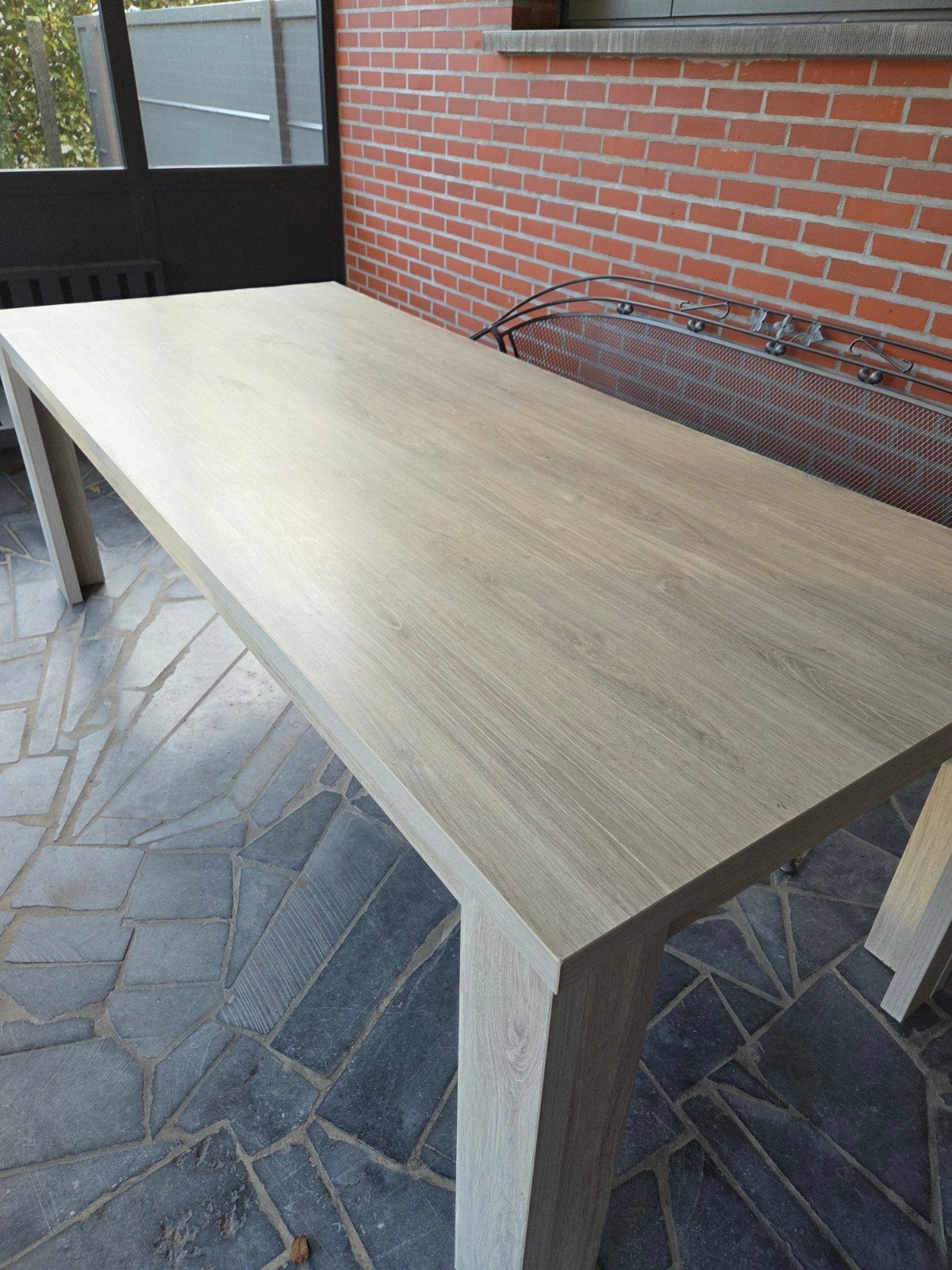 tafel lichte eik, Tuin en Terras, Ophalen