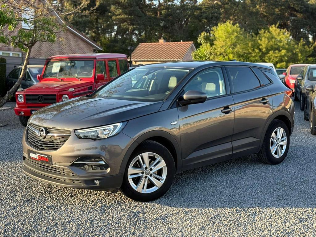 Opel Grandland X Navi CruiseC Airco StuurV Benzine Manueel *, Auto's, Stof, Gebruikt, 1199 cc, Bedrijf
