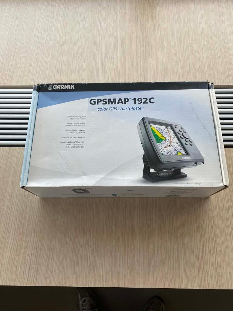 Garmin GPSMAP 192C color GPS chartplotter, Ophalen, Gebruikt, Kaartplotter of Fish Finder