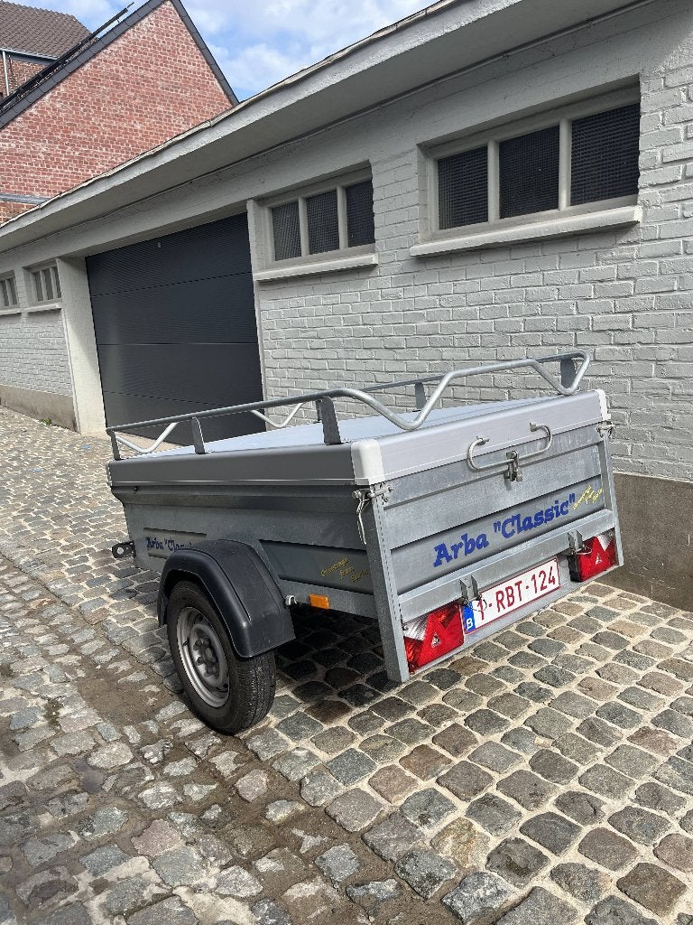 aanhangwagen + waterdicht deksel 180*110, Ophalen, Zo goed als nieuw