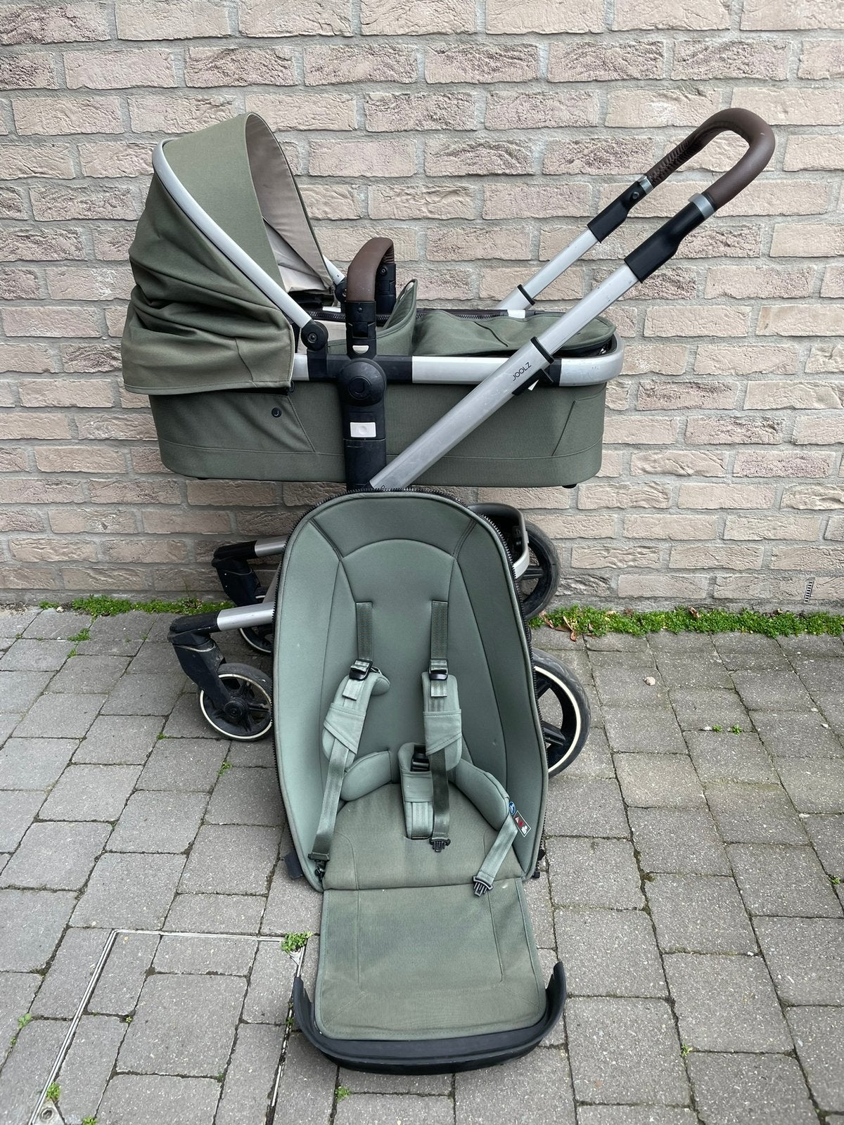 Joolz Day + in marvelous green, Kinderen en Baby's, Kinderwagens en Combinaties, Gebruikt, Overige merken, Ophalen