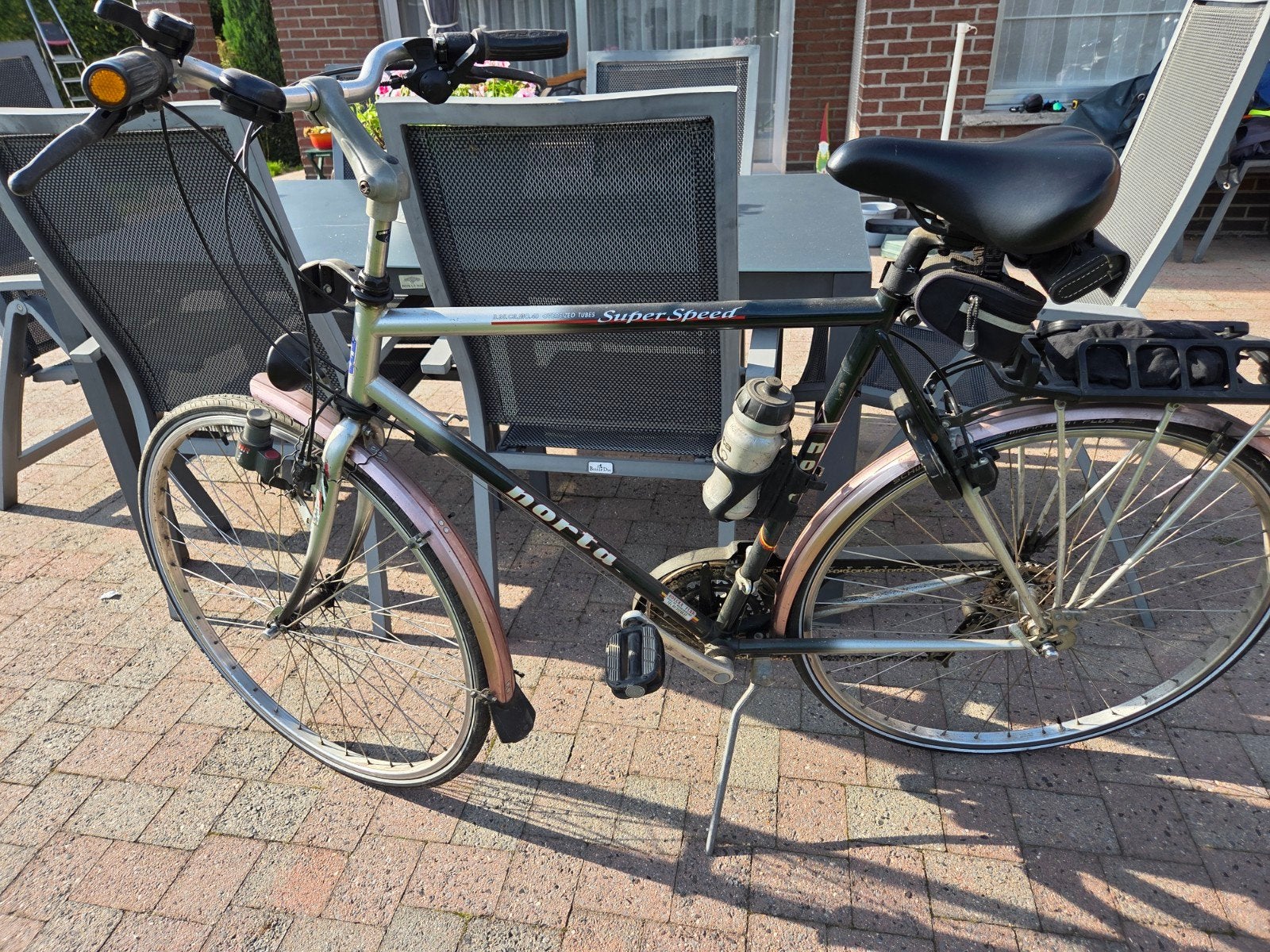 norta herenfiets met versnellingen, Ophalen, Versnellingen