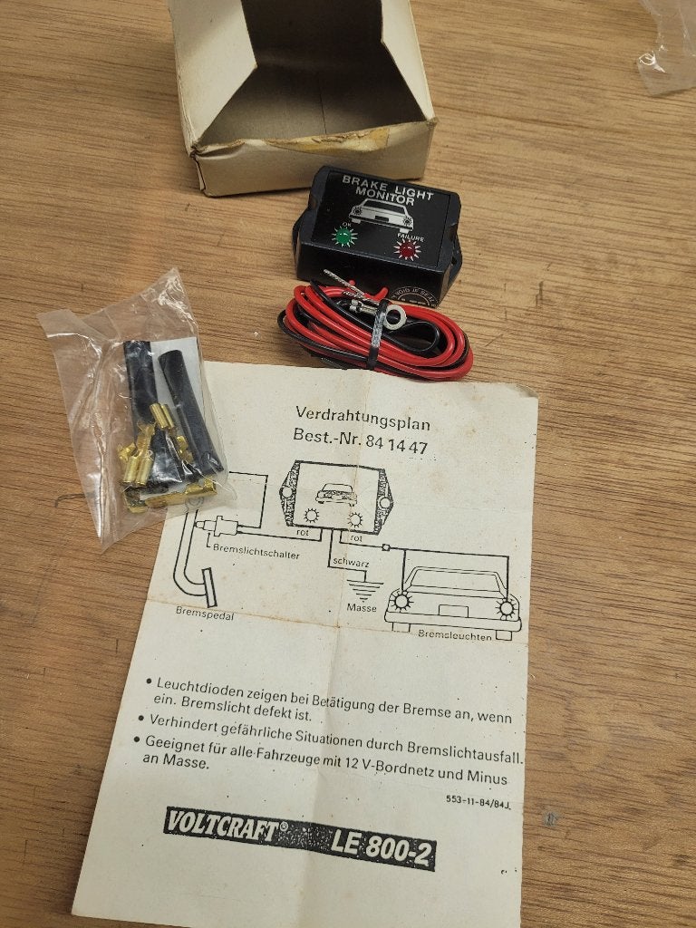 Voltcraft LE800-2 brake light monitor, Ophalen of Verzenden, Zo goed als nieuw