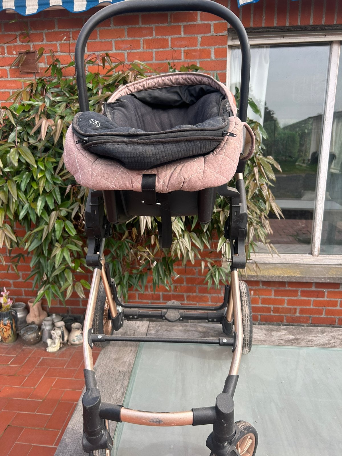 Kinderwagen buggy met maxi cossi, Ophalen, Gebruikt, Kinderwagen