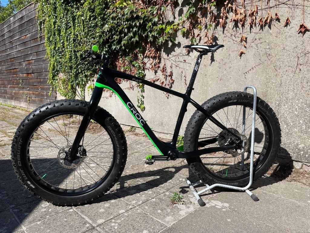 Fatbike CROC Carbon maat L 26*4.0 nieuwstaat, Vélos & Vélomoteurs, Vélos | VTT & Mountainbikes, VTT rigide, Comme neuf, Enlèvement