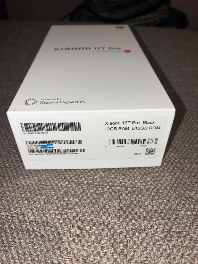 Xiaomi 17T Pro 5G 512GB– SPLINTERNIEUW & VERZEGELD – Factuur, Ophalen, Nieuw, Zonder simlock, Zonder abonnement