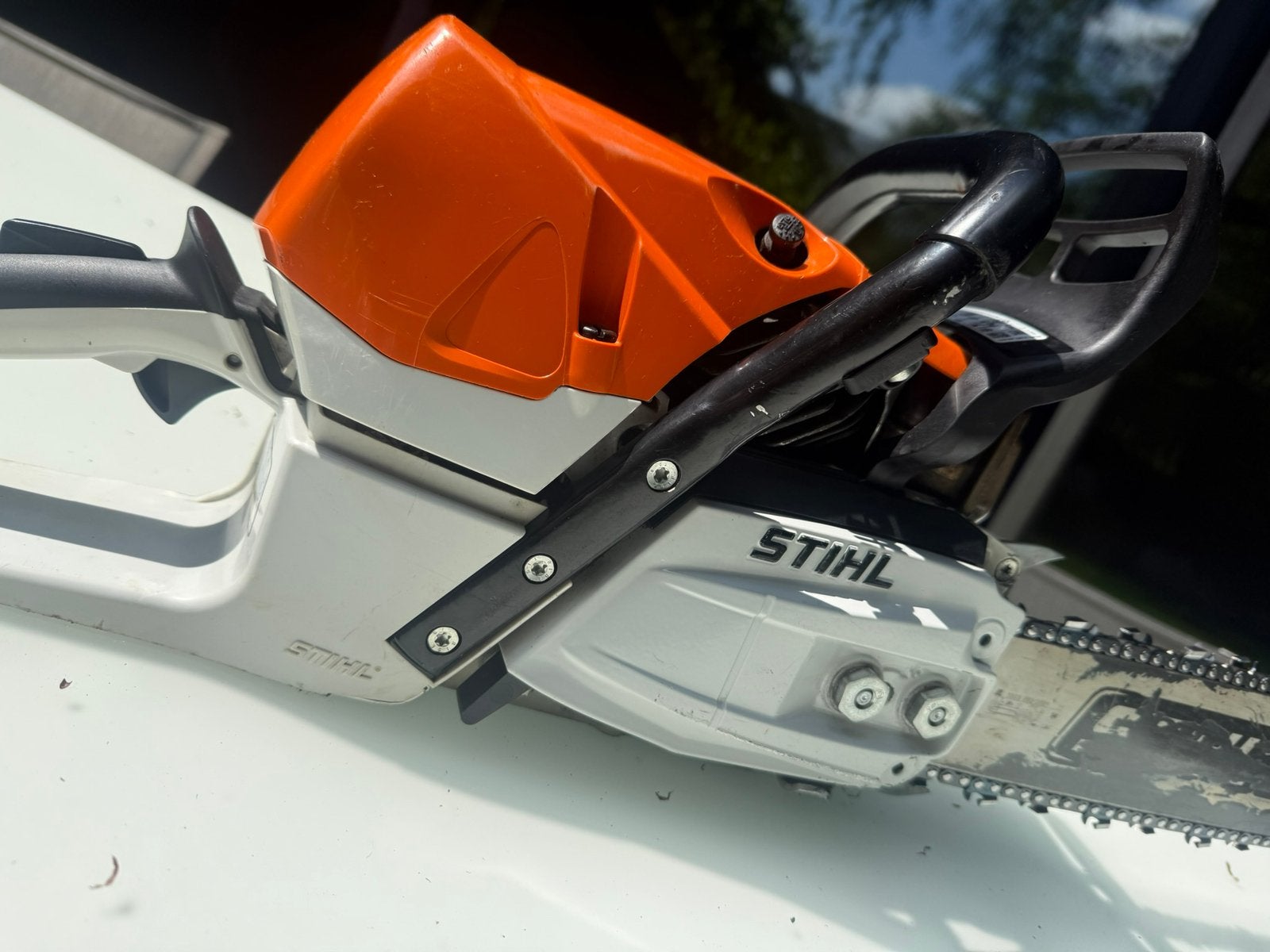 Stihl ms462 c-m kettingzaag, Enlèvement, Comme neuf, Tronçonneuse