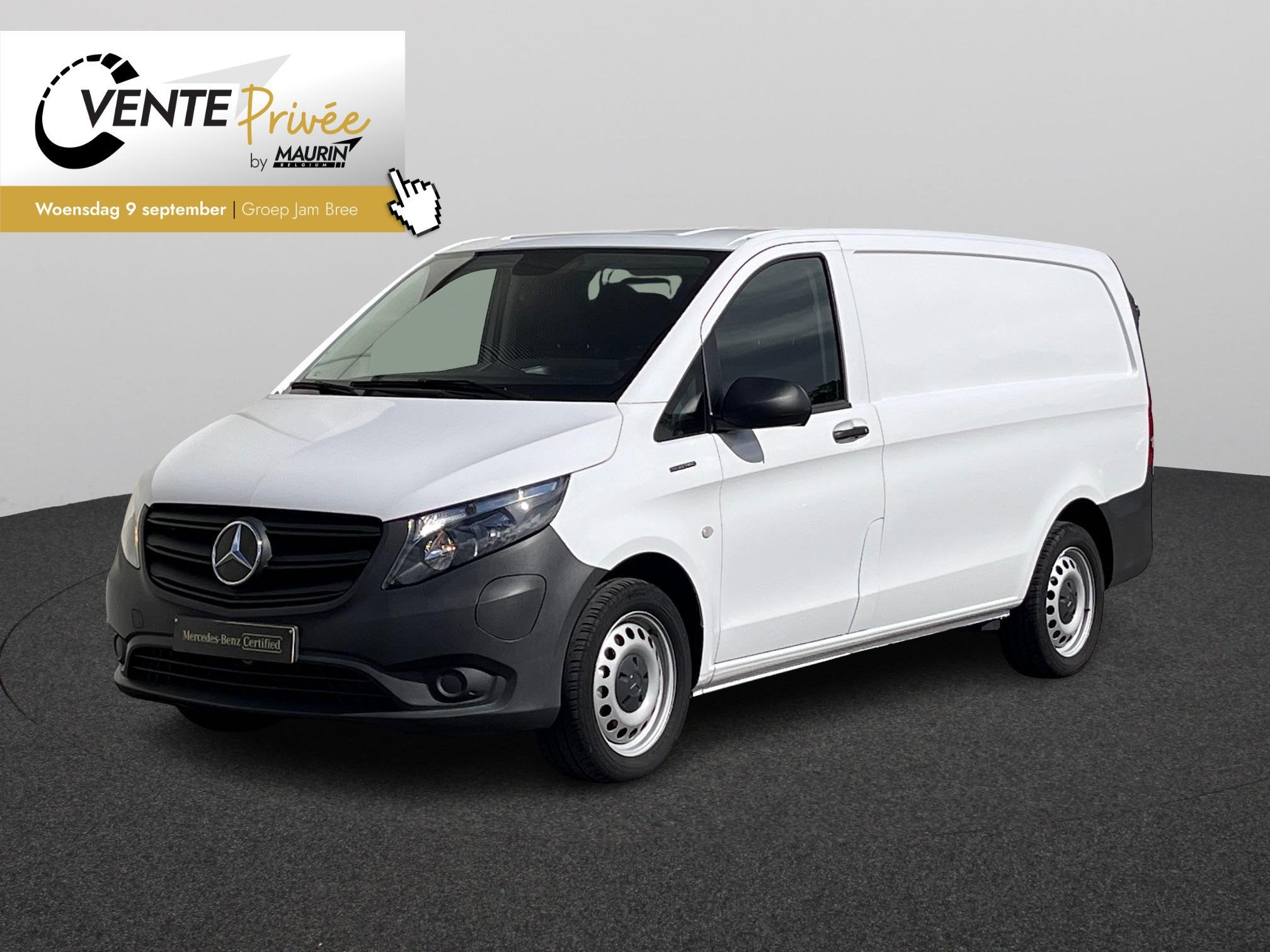 Mercedes-Benz eVito L2 60Kwh, Autos, Camionnettes & Utilitaires, Achat, 4 portes, 41 kWh, 3 places