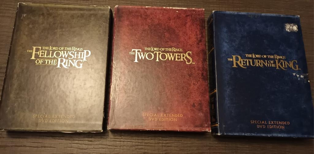 Dvd Lord of the Rings extended editions, Enlèvement ou Envoi