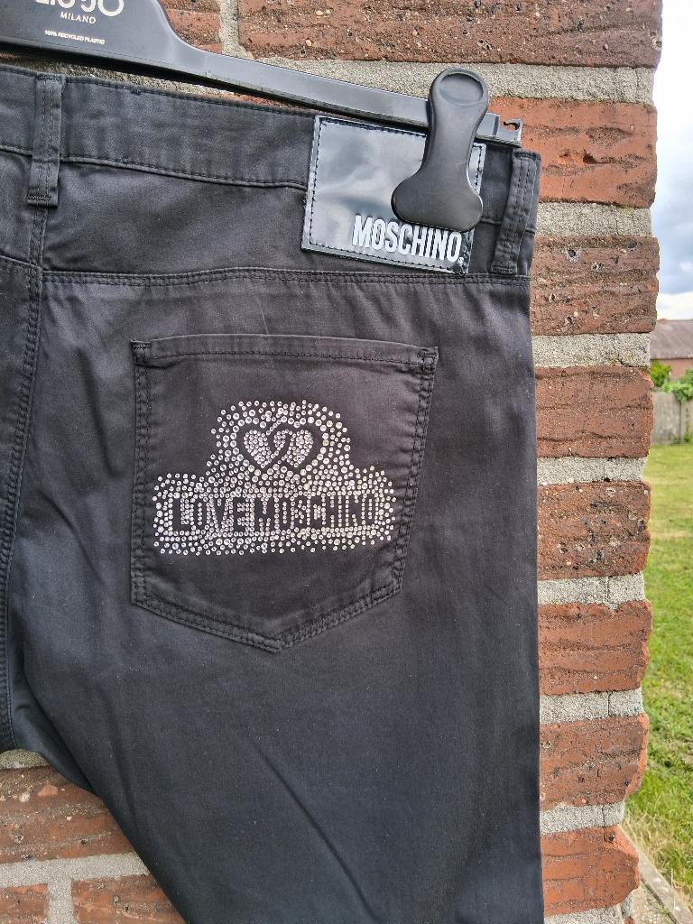 Dames broek Love Moschino Mt31, Love Moschino, Zwart, Maat 42/44 (L), Nieuw
