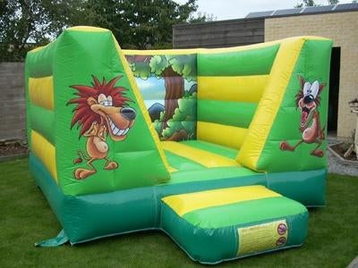 springkasteel Jungle, Ophalen, Gebruikt