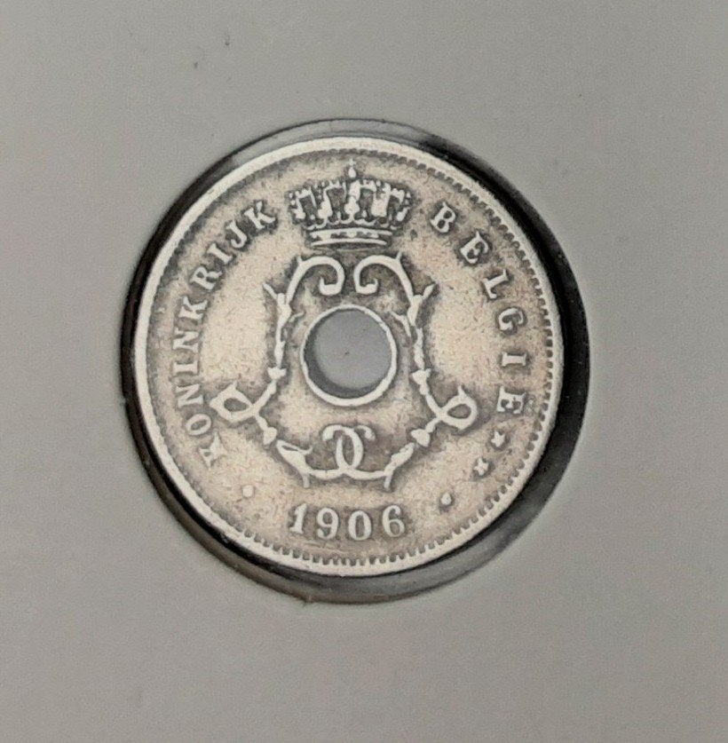 België – 5 cent – 1906-vl. (Ref 042-1), Ophalen of Verzenden, Metaal, Losse munt