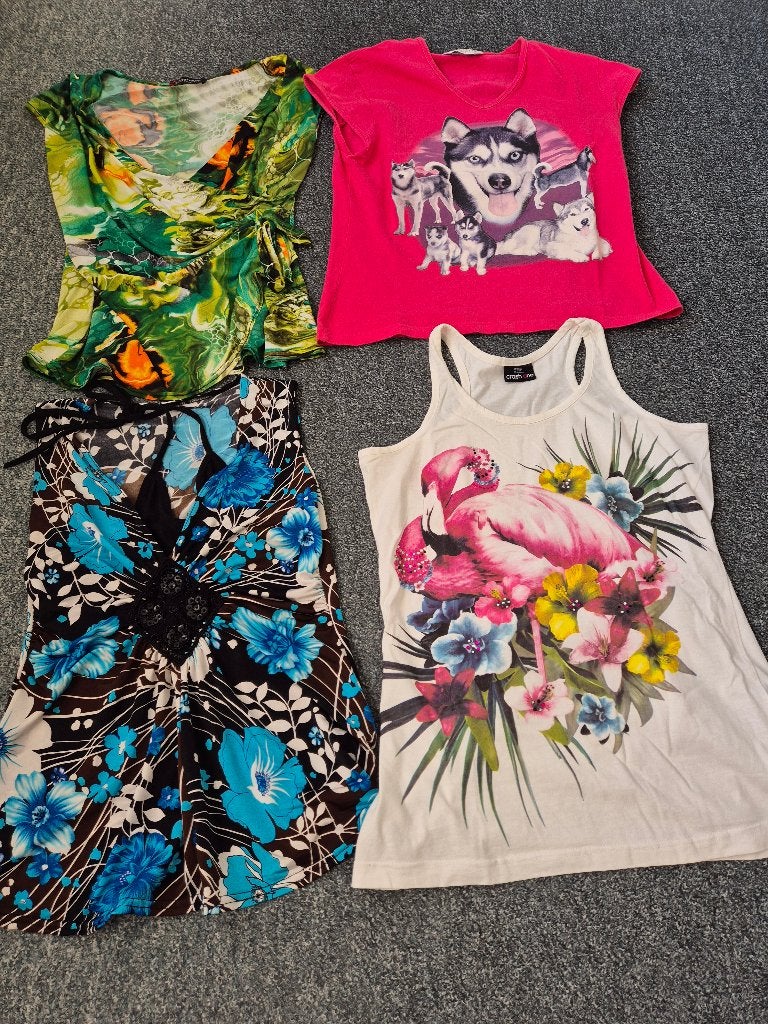 Dames zomer T-shirts maat M, Kleding | Dames, T-shirts, Ophalen of Verzenden, Zo goed als nieuw, Maat 38/40 (M), Overige kleuren