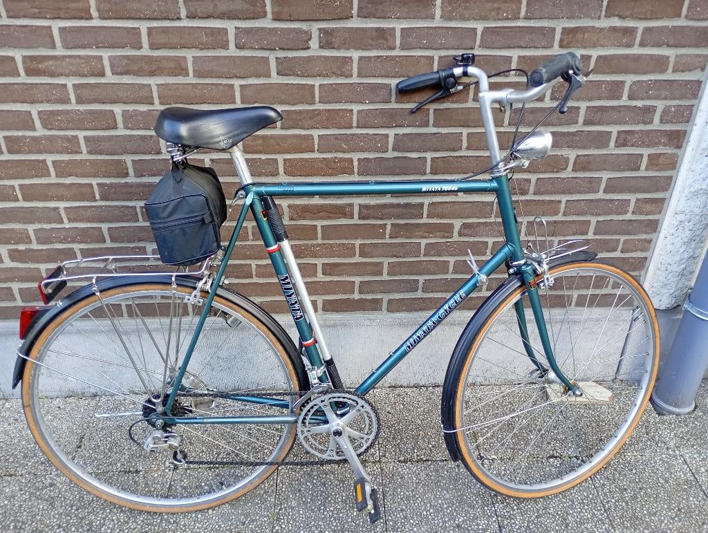 Retro Miyata 66 cm, Ophalen, 28 inch, 10 tot 15 versnellingen, Velgrem