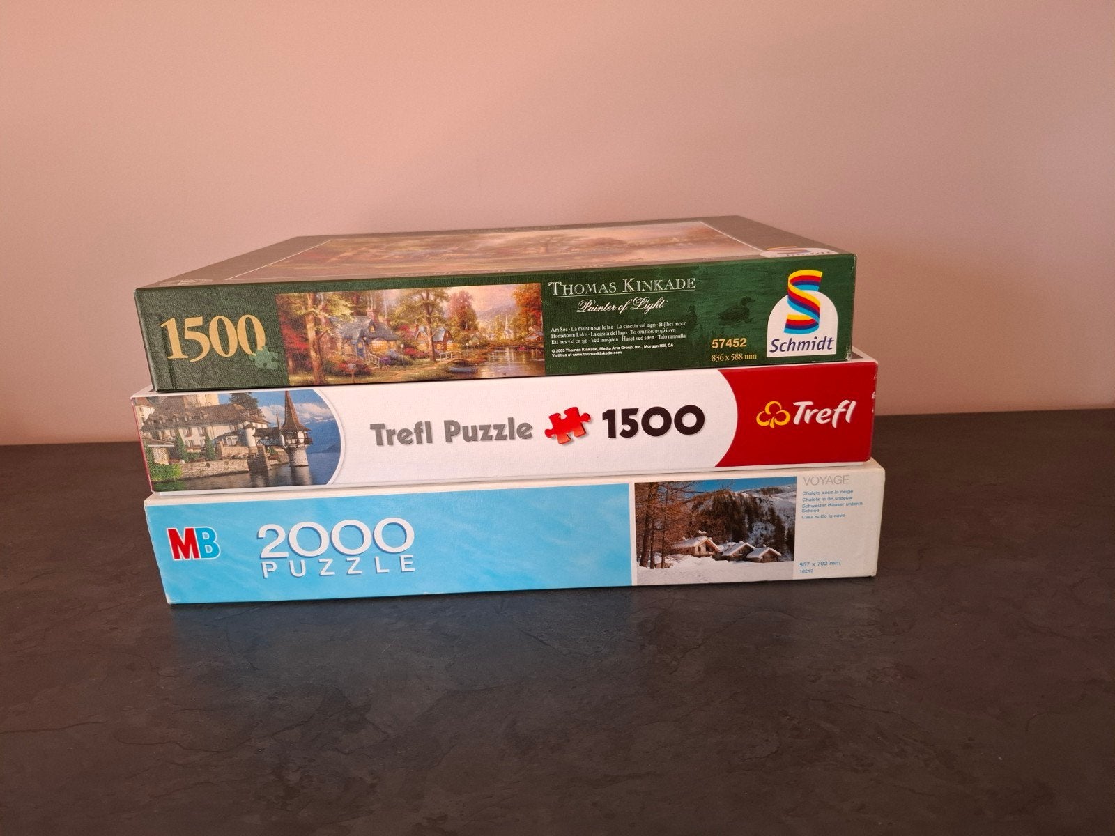 3 puzzels, Ophalen, Zo goed als nieuw, Legpuzzel