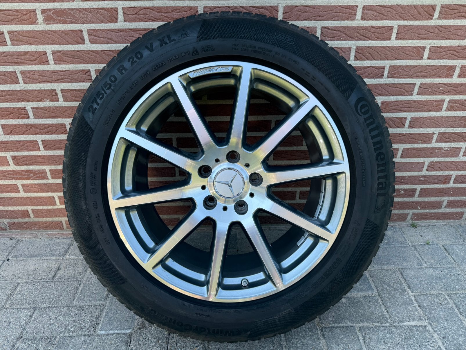 Mercedes G-Klasse G63 W463 AMG 20 inch velgen winterbanden, Auto-onderdelen, Banden en Velgen, Ophalen, 275 mm, Banden en Velgen