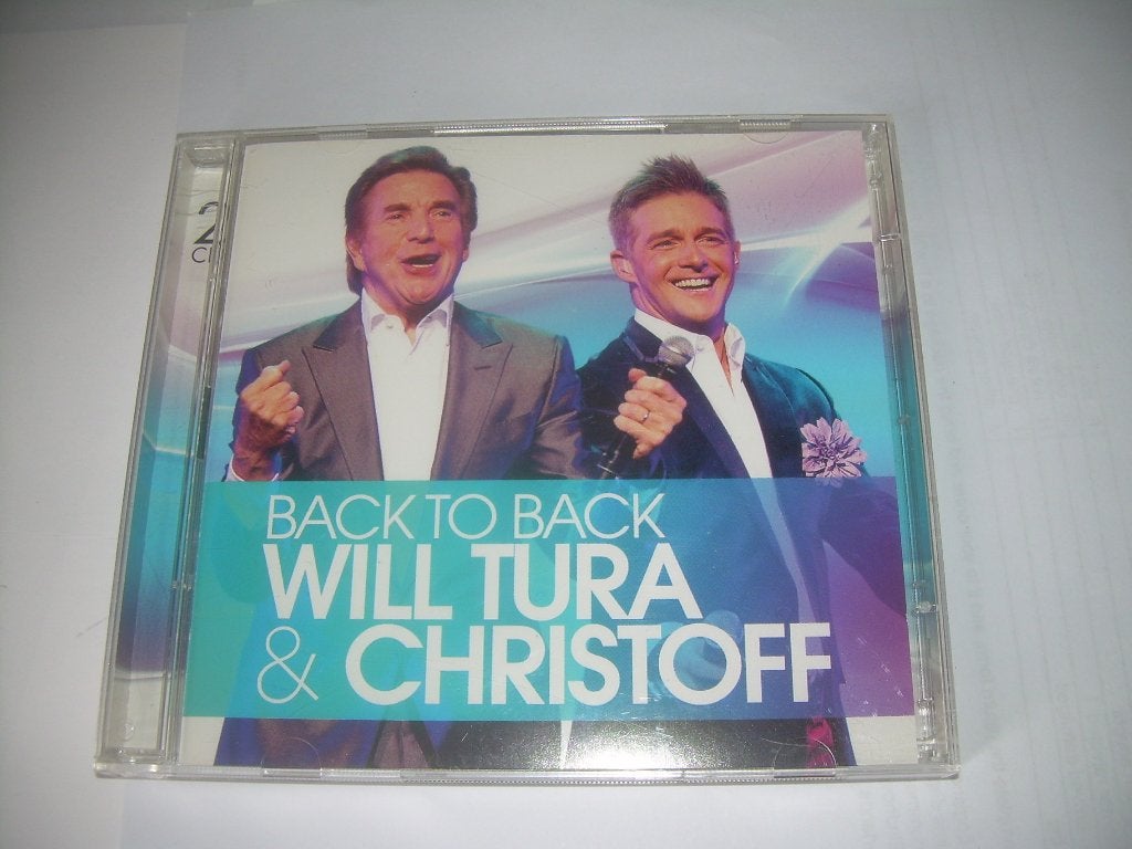 2 CD S - WILL TURA - CHRISTOFF - BACK TO BACK, Cd's en Dvd's, Cd's | Nederlandstalig, Ophalen of Verzenden, Zo goed als nieuw