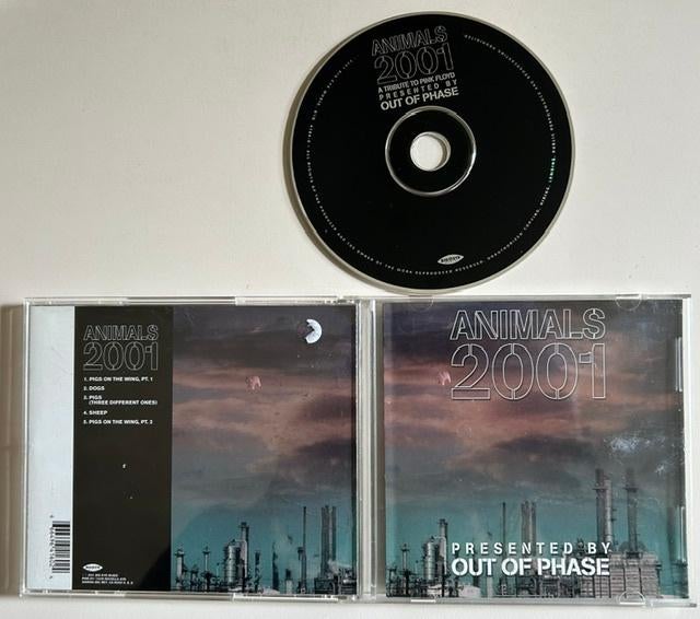 CD ANIMALS 2001 A PINK FLOYD TRIBUTE OUT OF PHASE MADE IN US, Ophalen of Verzenden, Zo goed als nieuw, Poprock