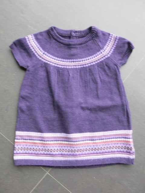 Paars kleedje van de H&M (maat 68), Gebruikt, Meisje, Jurkje of Rokje, H&M