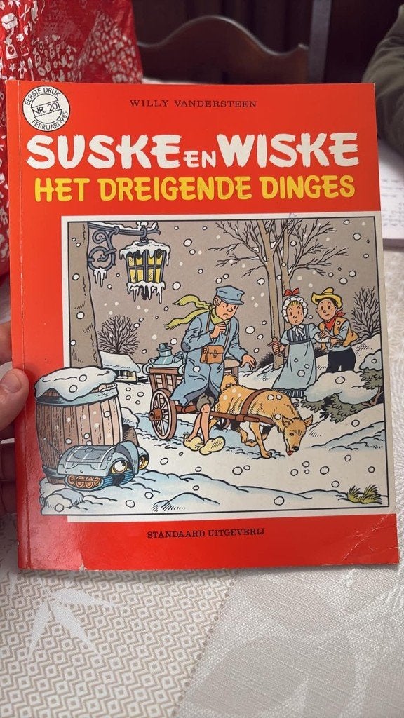 Suske en Wiske 'Het dreigende dinges', Willy Vandersteen, Eén stripboek, Ophalen, Gelezen