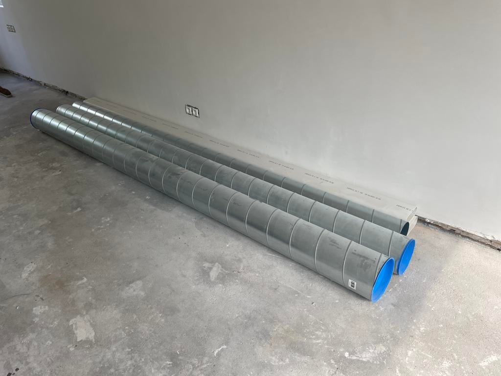 Renson Easyflex vast plat ovaal kanaal 135x55mm 3m, Ophalen, Zo goed als nieuw