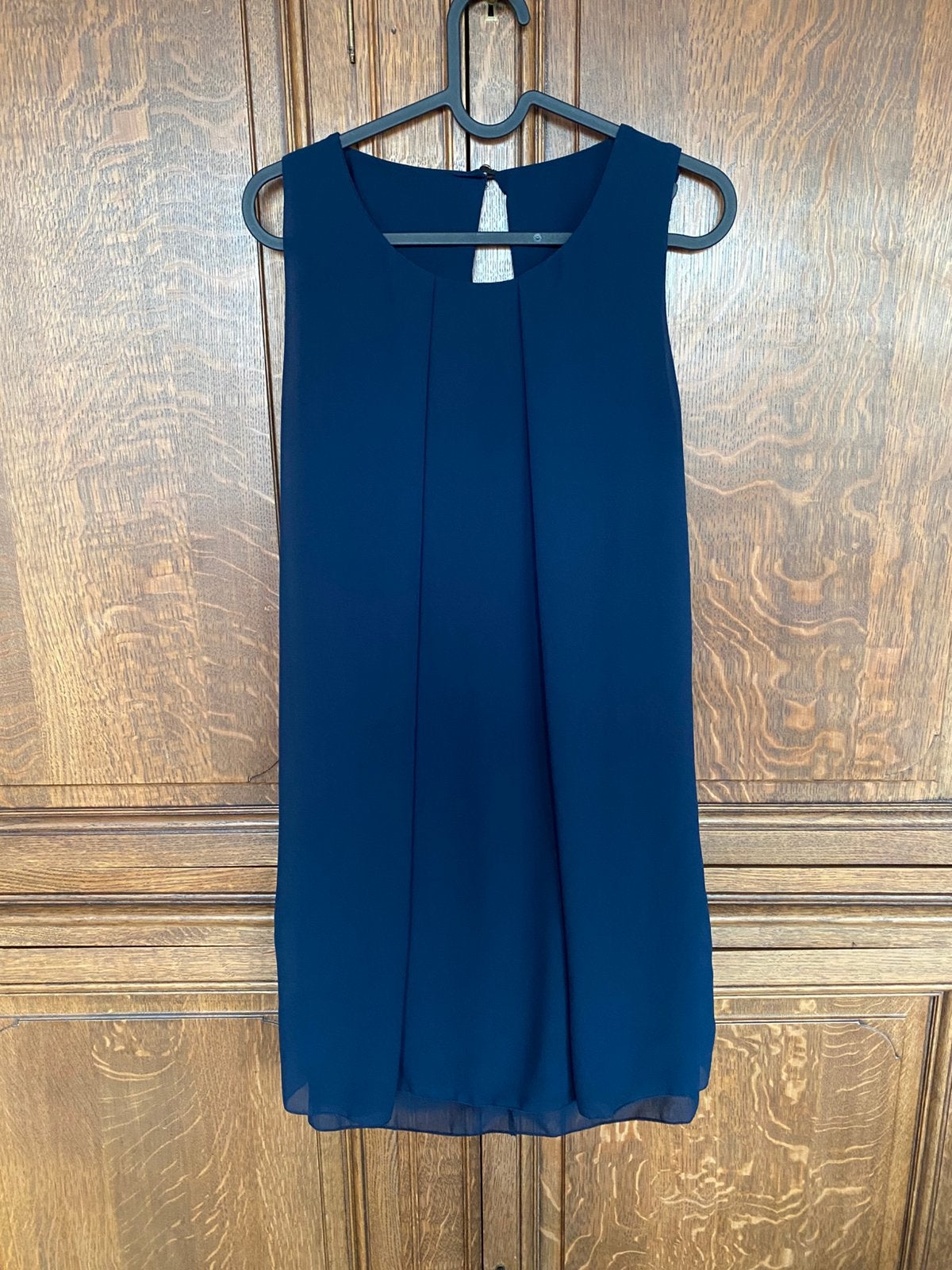 Robe fluide marine, Kleding | Dames, Jurken, Ophalen of Verzenden, Zo goed als nieuw, Blauw, Boven de knie