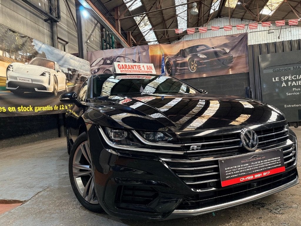 VW Arteon 2.0TDI RLine Toit Pano 360 Cockpit Cuir LED, Cuir, Entreprise, Garantie prolongée, Boîte manuelle