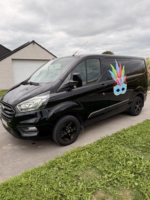 Ford Transit Custom 2018, Auto's, 4 deurs, Stof, 4 cilinders, 2500 kg