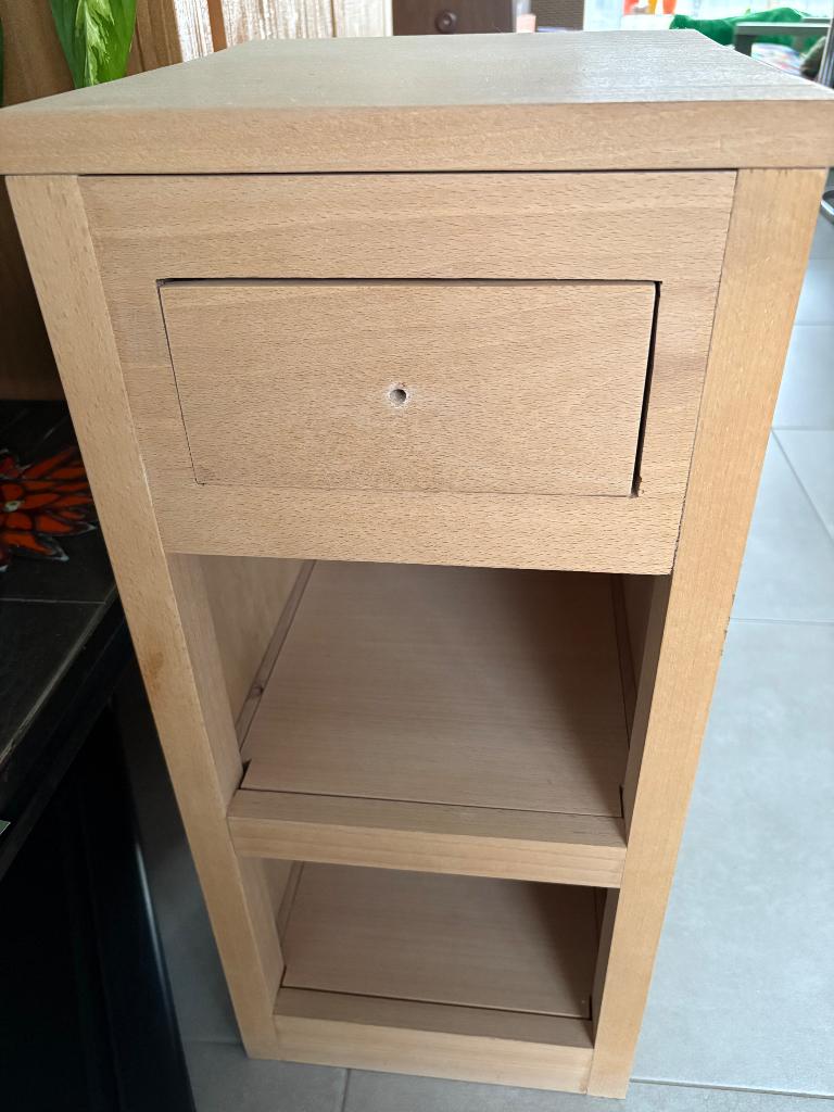 Eiken kastje, Huis en Inrichting, Ophalen, Nieuw, Eikenhout, Met plank(en)