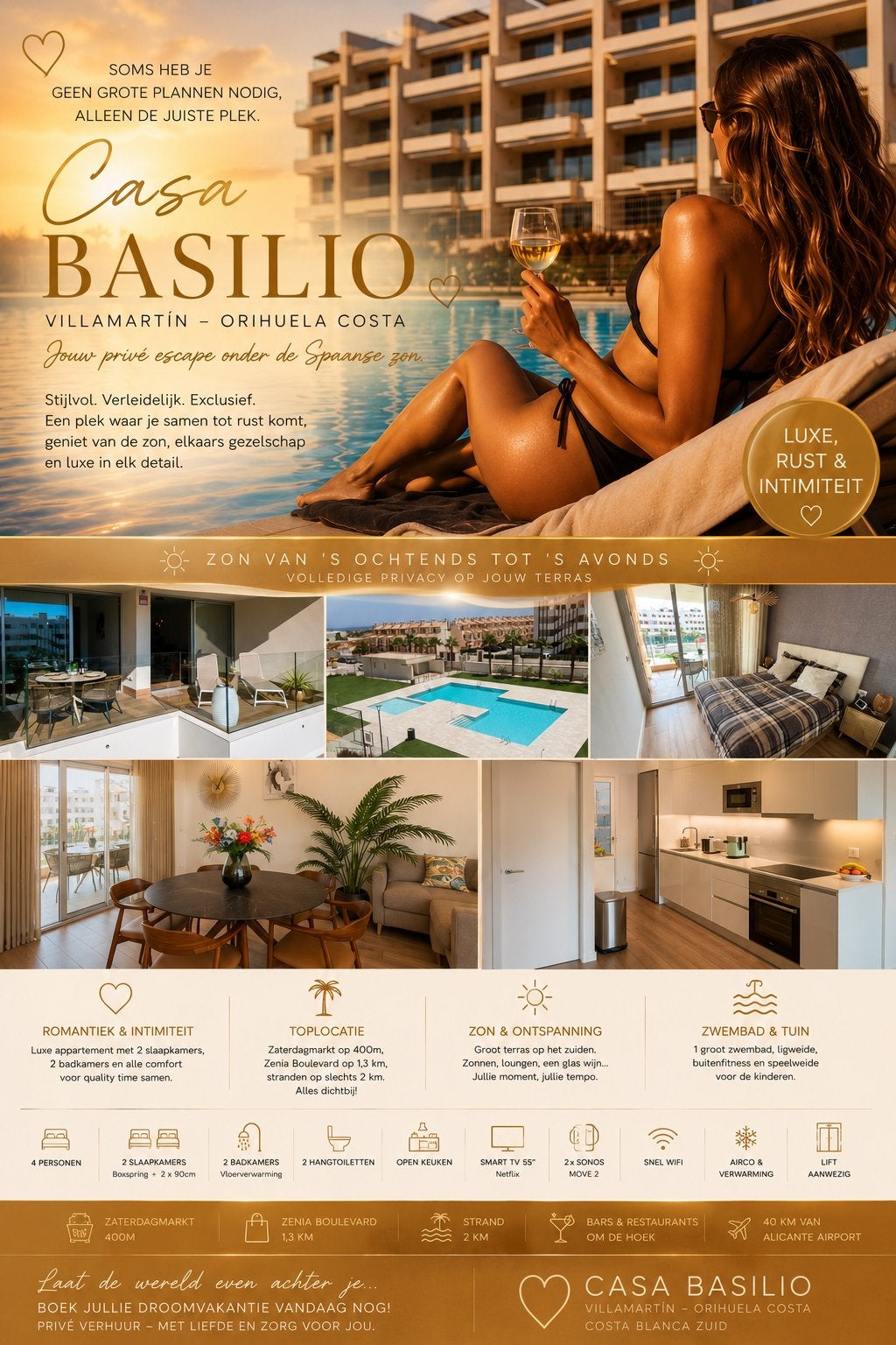 Appartement charmant et élégant à louer à Villamartin !, TV, Costa Blanca, Appartement