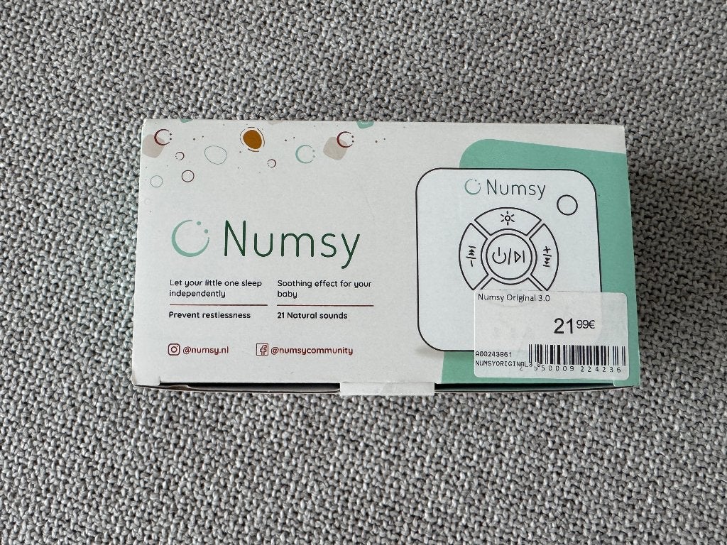 Numsy Original 3 white noise – witte ruis apparaat baby, Kinderen en Baby's, Ophalen, Nieuw, Kraamcadeau