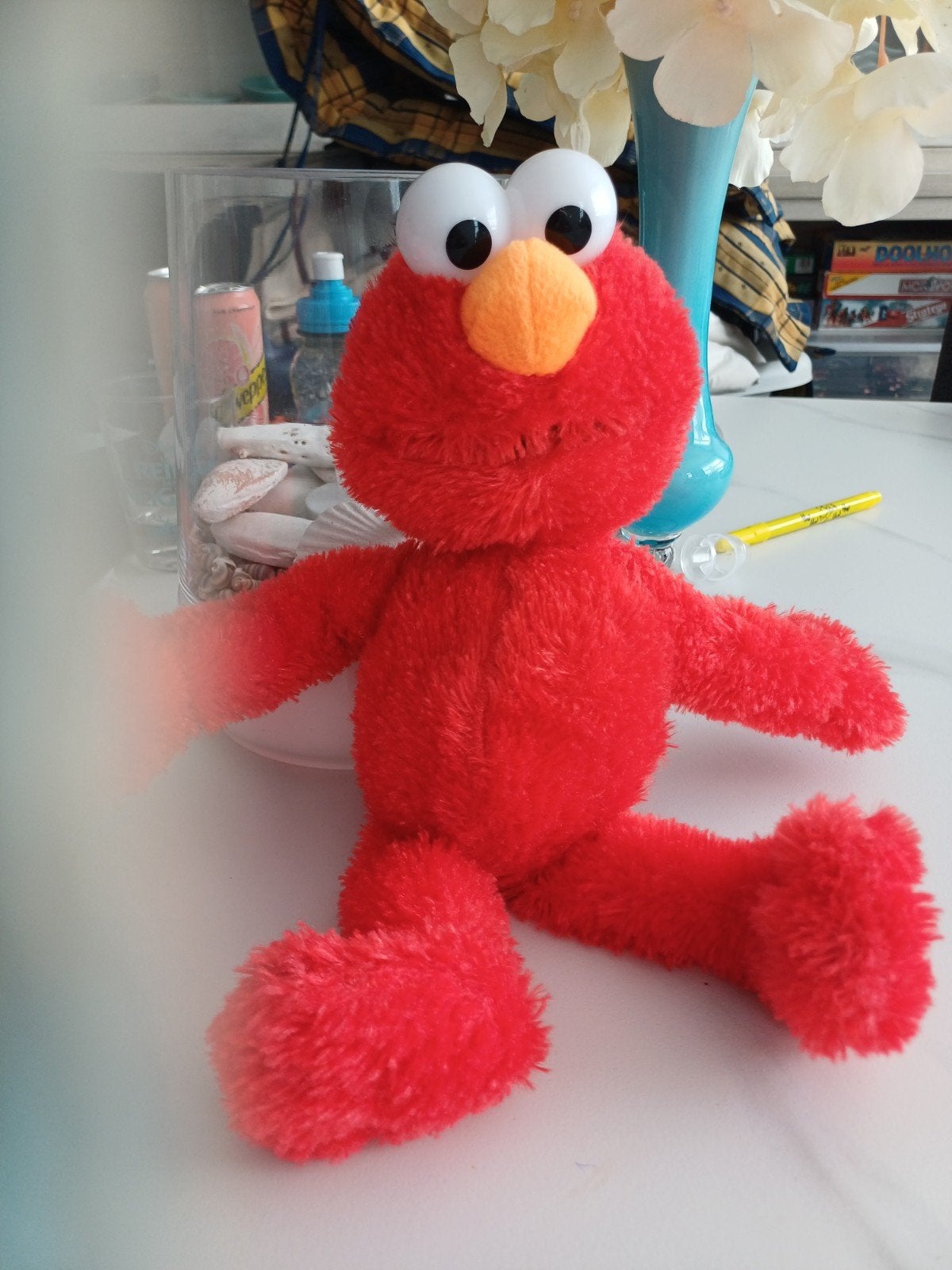 Knuffel Elmo Sesamstraat, Enlèvement