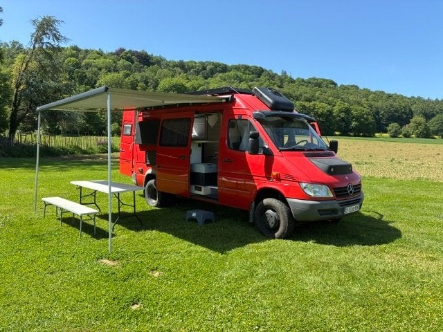 VAN AMENAGE MERCEDES SPRINTER 416CDI 4X4, Auvent, Navigation, Siège standard, 4 à 5 mètres