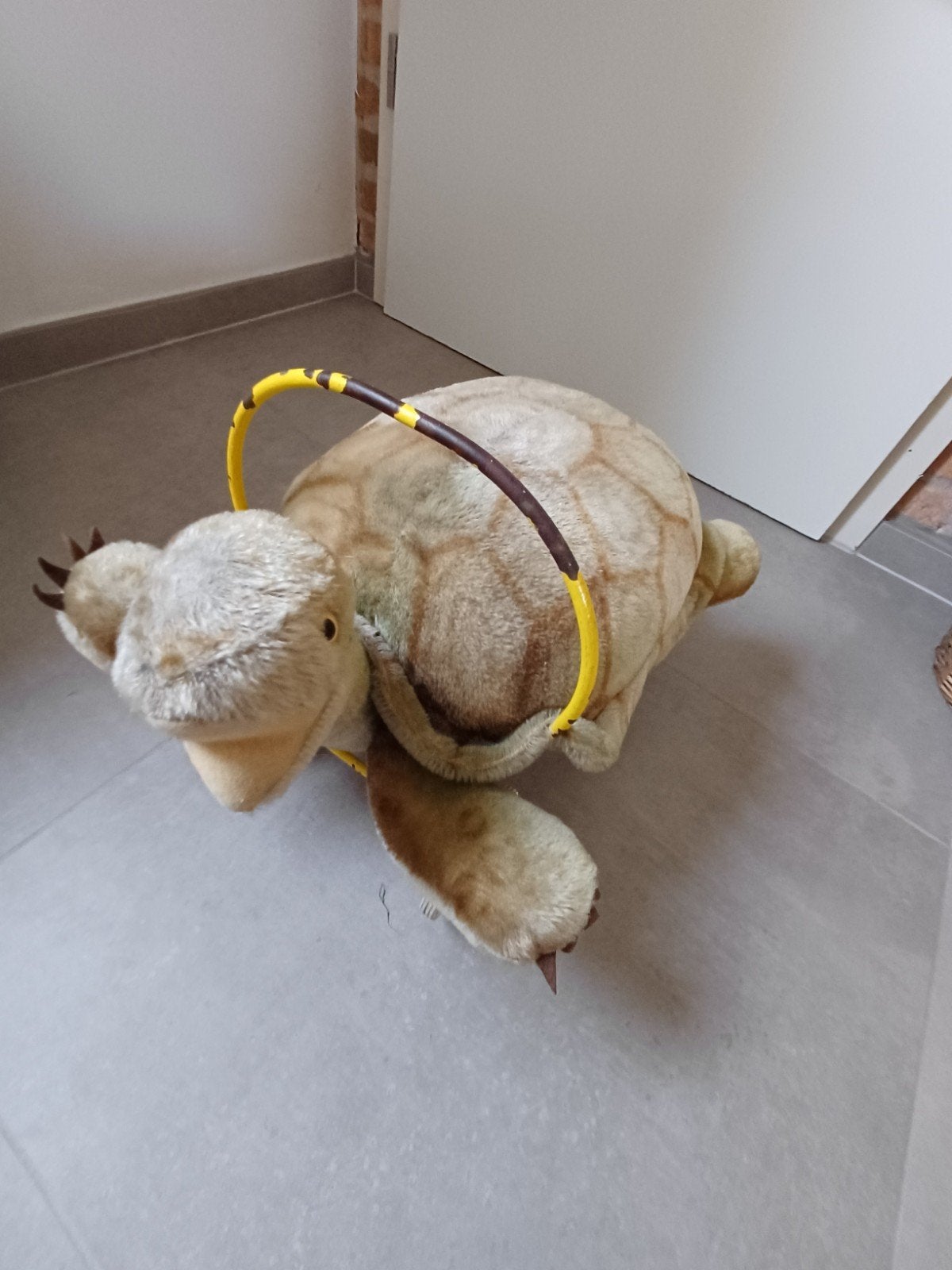 Antieke Steiff schildpad op wielen jaren '50 - '60
52cm x 33, Antiek en Kunst, Ophalen