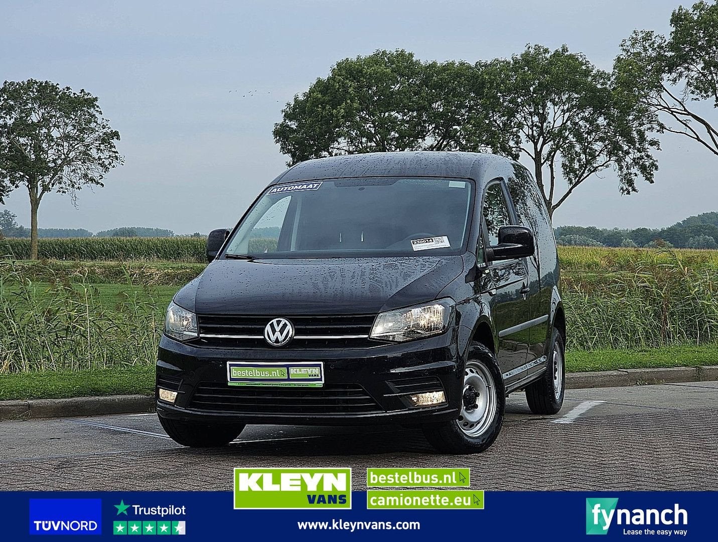 Volkswagen CADDY 2.0 ac automaat EURO6, Auto's, Automaat, Cruise Control, Zwart, Bedrijf