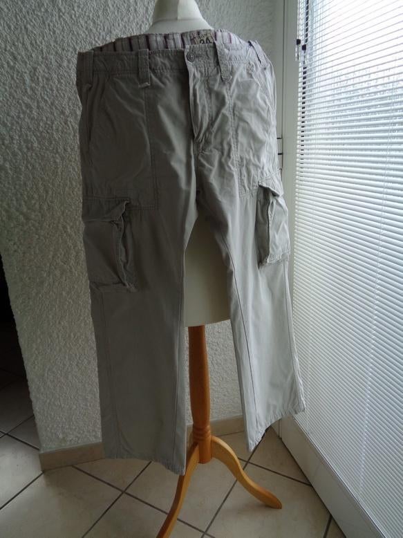 Pantalon beige clair. Marque: "Replay 34". Taille M., Verzenden, Beige, Overige maten, Gedragen