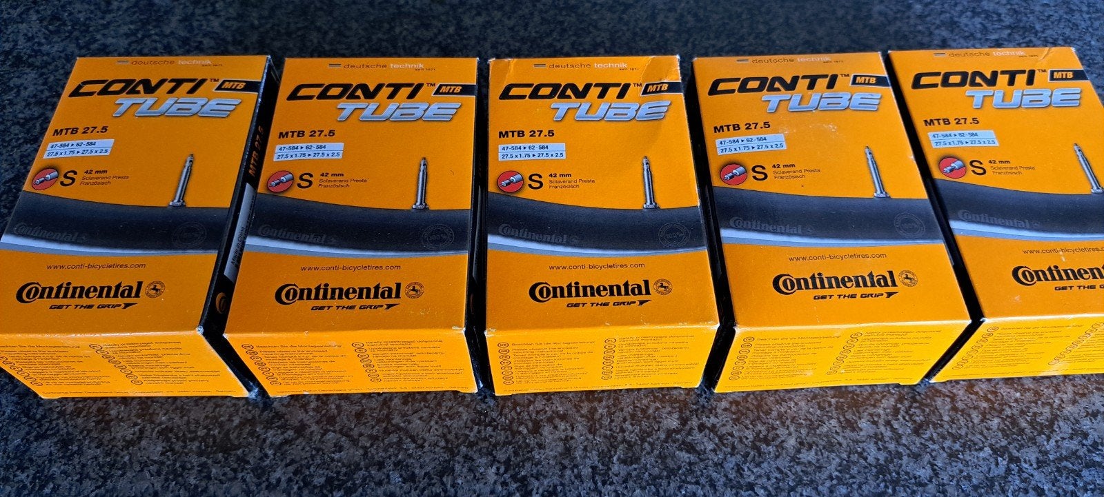 5 nieuwe binnenbanden Mtb 27,5 inch., Ophalen, Nieuw, Bandgereedschap