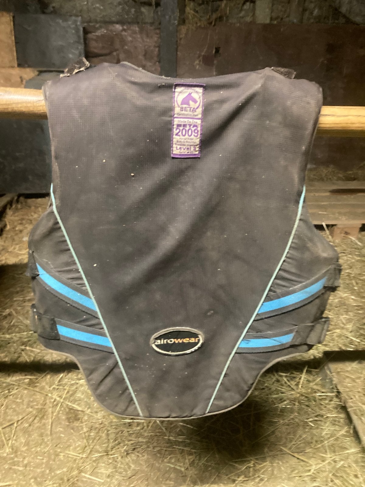 Short Airo Wear Body Protector niveau 3 taille Y5, Gilet de protection, Fermeture velcro, Enlèvement, Utilisé