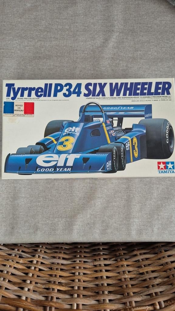 Tamiya tyrrell f1 modelbouwkit, Hobby en Vrije tijd, Ophalen of Verzenden, Tamiya