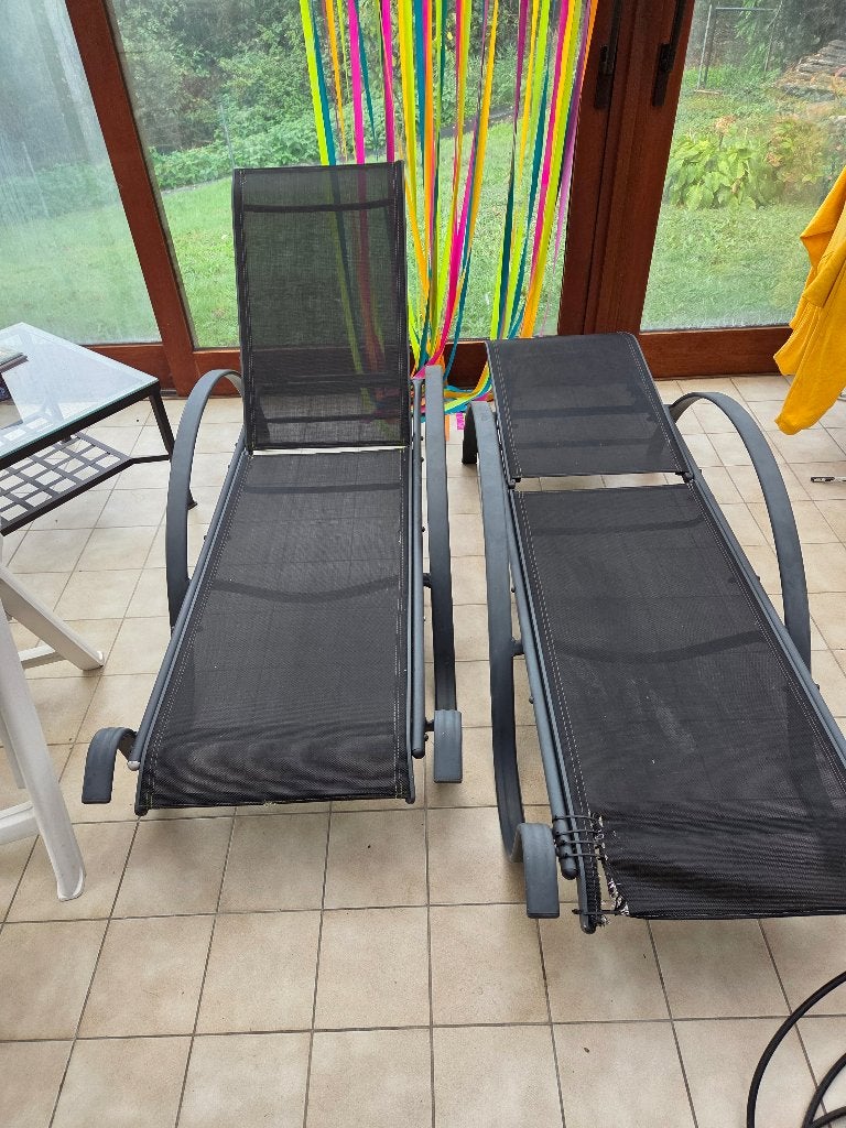 Tuinstoelen, Jardin & Terrasse, Enlèvement, Utilisé, Ajustable