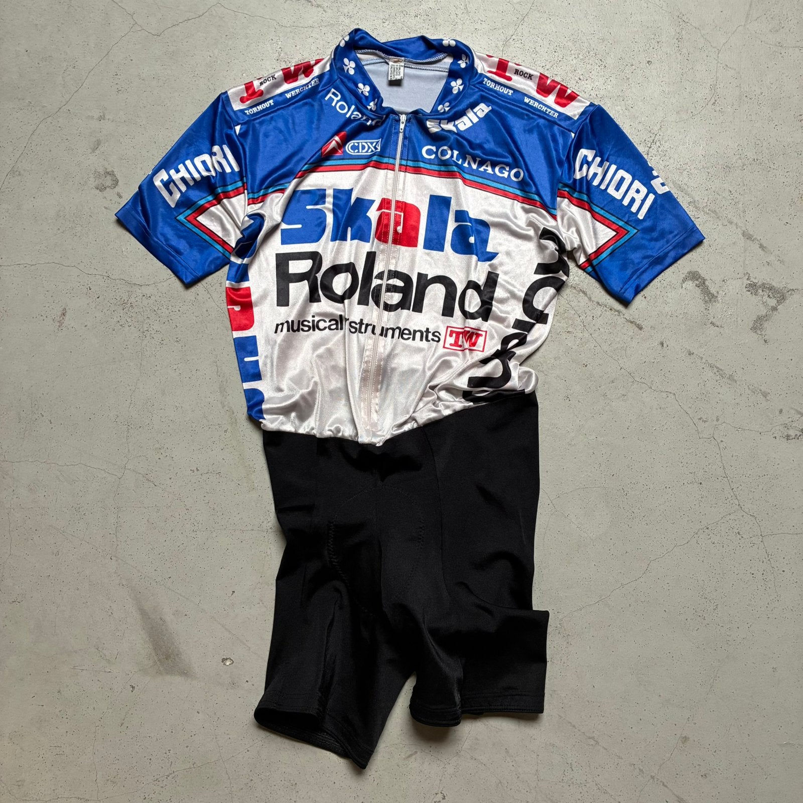 Skala Roland Colnago 1987 koerstrui wielertrui tijdritpak, Enlèvement ou Envoi, Comme neuf, S