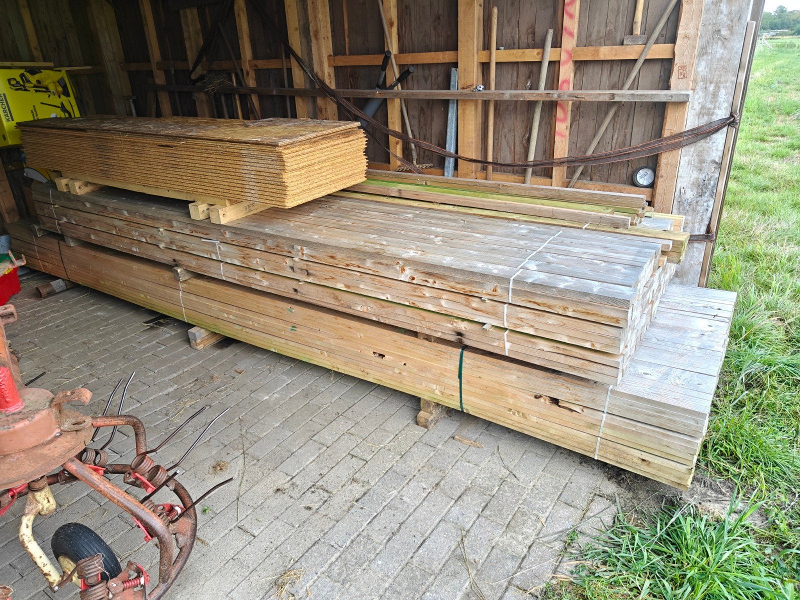panlatten, Doe-het-zelf en Bouw, Hout en Planken, Ophalen, Nieuw, 300 cm of meer, Overige typen