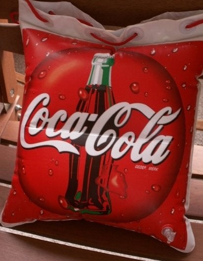 Coca Cola strand badtas met kussen Coca-Cola rood, Ophalen of Verzenden, Nieuw