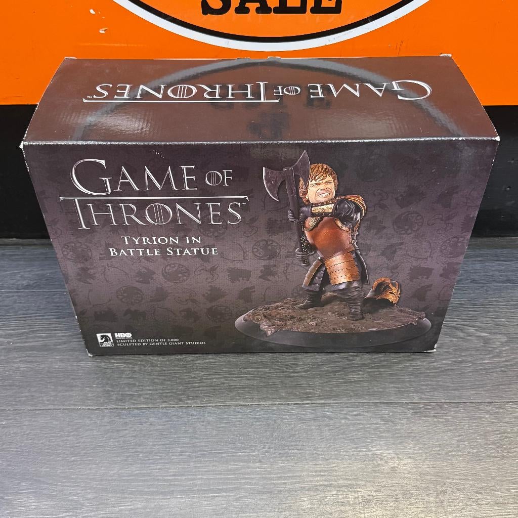 Game of Thrones - Tyrion in Battle Statue | NIEUW - DHD, Enlèvement ou Envoi, Neuf, TV, Statue, Réplique ou Modèle