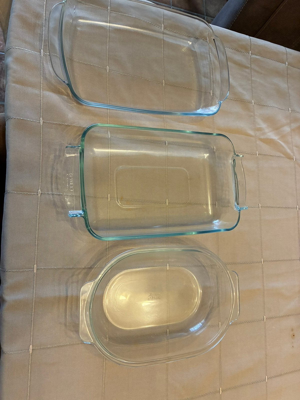 Ovenschalen x3, Enlèvement, Utilisé, Verre, Autres types