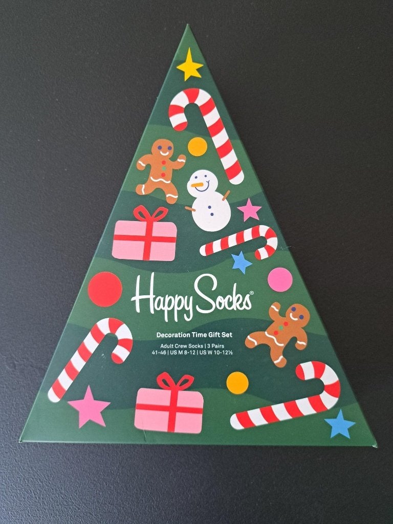 3 paar Happy Socks kerst 41- 46, Kleding | Heren, Sokken en Kousen, Overige kleuren, Nieuw, Overige maten, Ophalen of Verzenden