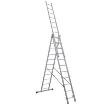 échelle à trois sections, Bricolage & Construction, Enlèvement, Neuf, Échelle, 4 mètres ou plus